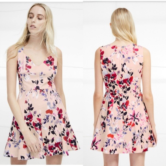 French Connection Linosa V Neck Dress