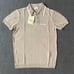 Large Size Nwt Burberry Men's Knit Polo T-Shirt