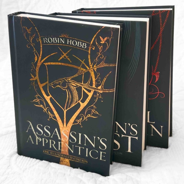 Robin Hobb Farseer Trilogy Illustrated Anniversary Edition Book Set