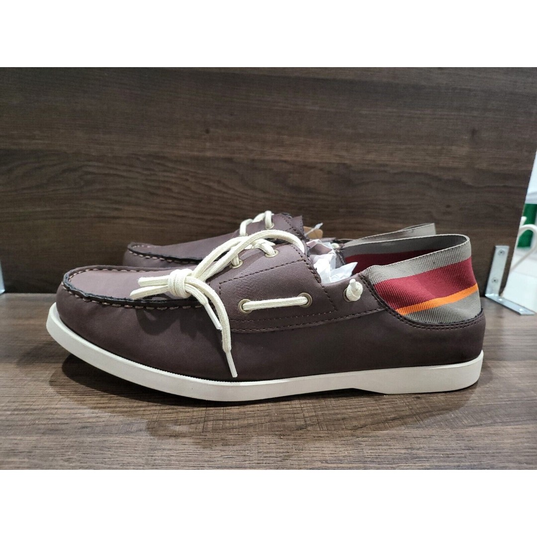 Weatherproof Vintage Men's Bobby Boat Shoe Flat Casual Brown 13M New