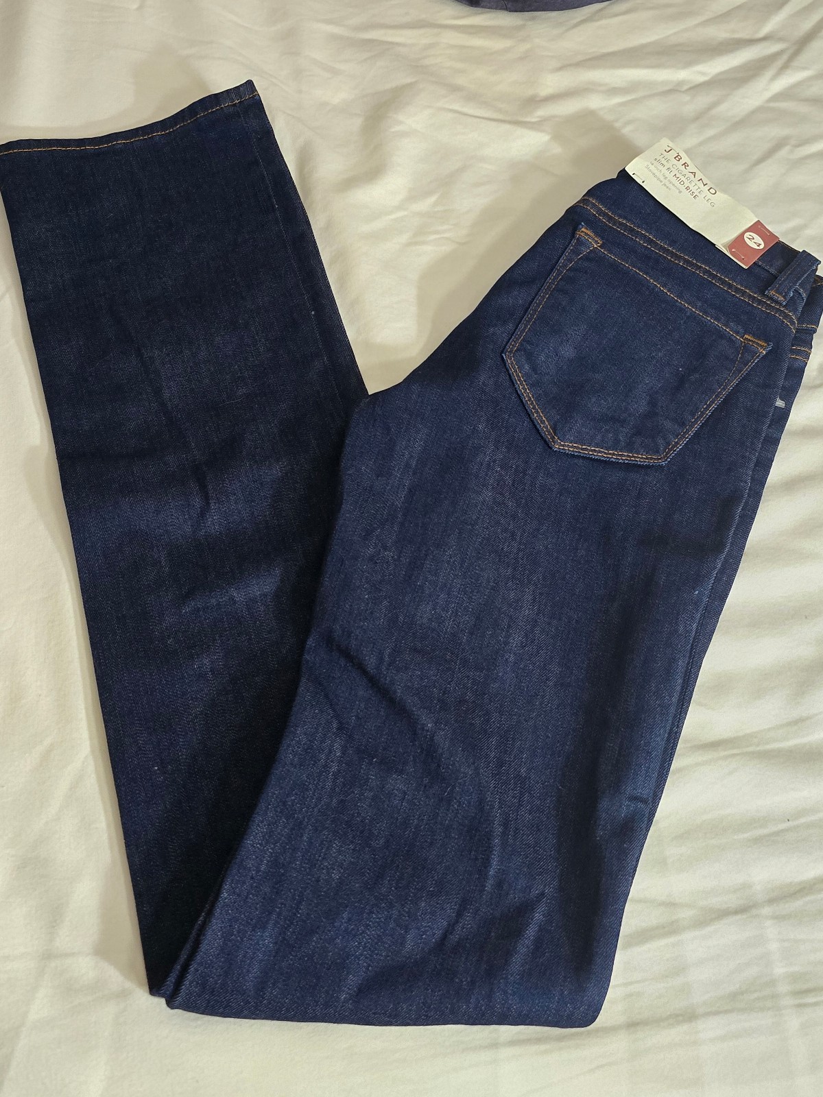 J brand the cigarette leg slim fit mid rise jeans size 24 nwt
