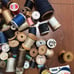 Vintage Sewing String and Needles Lot
