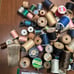Vintage Sewing String and Needles Lot