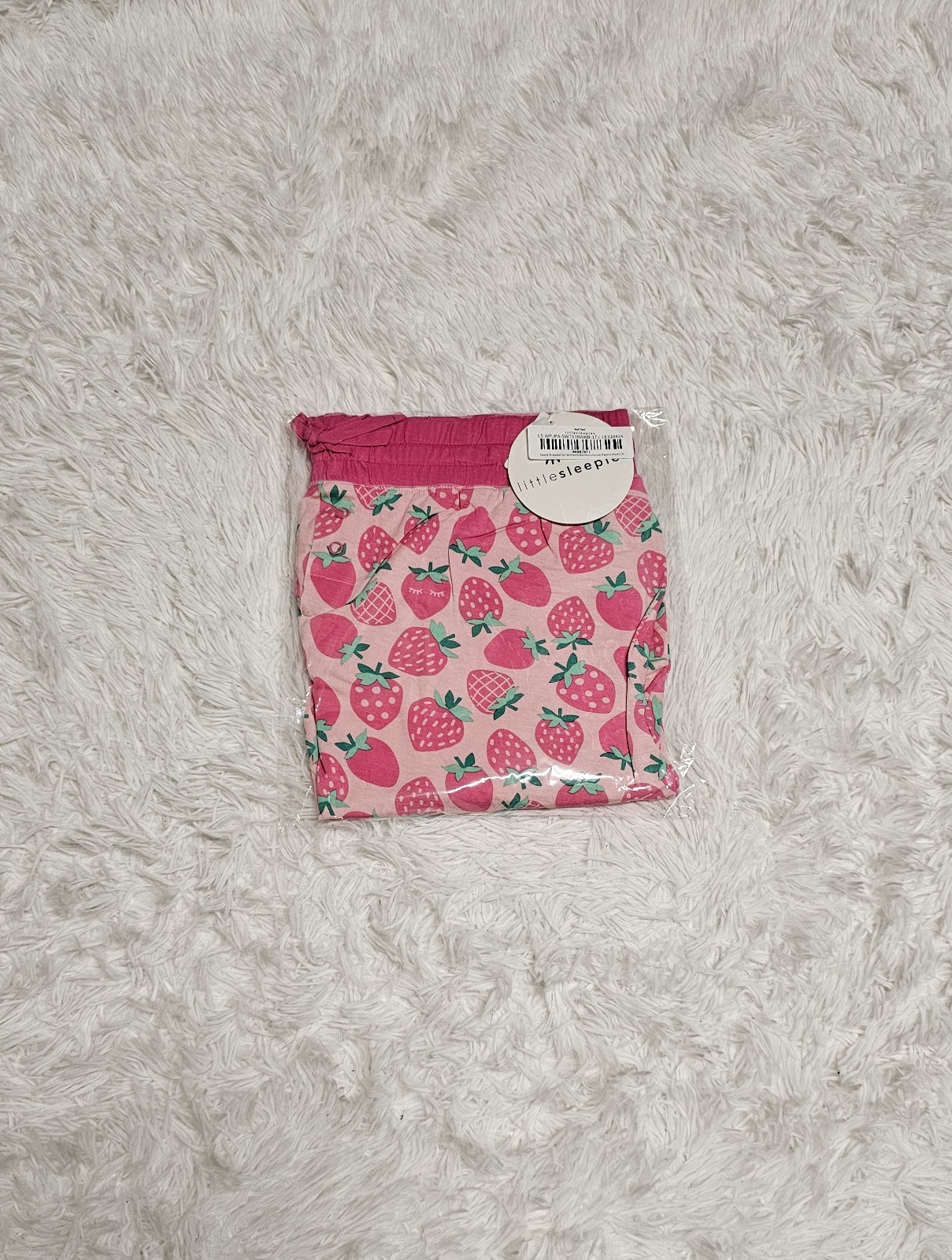 Little Sleepies SWEET STRAWBERRIES Women's Pajama Pants SMALL NIB