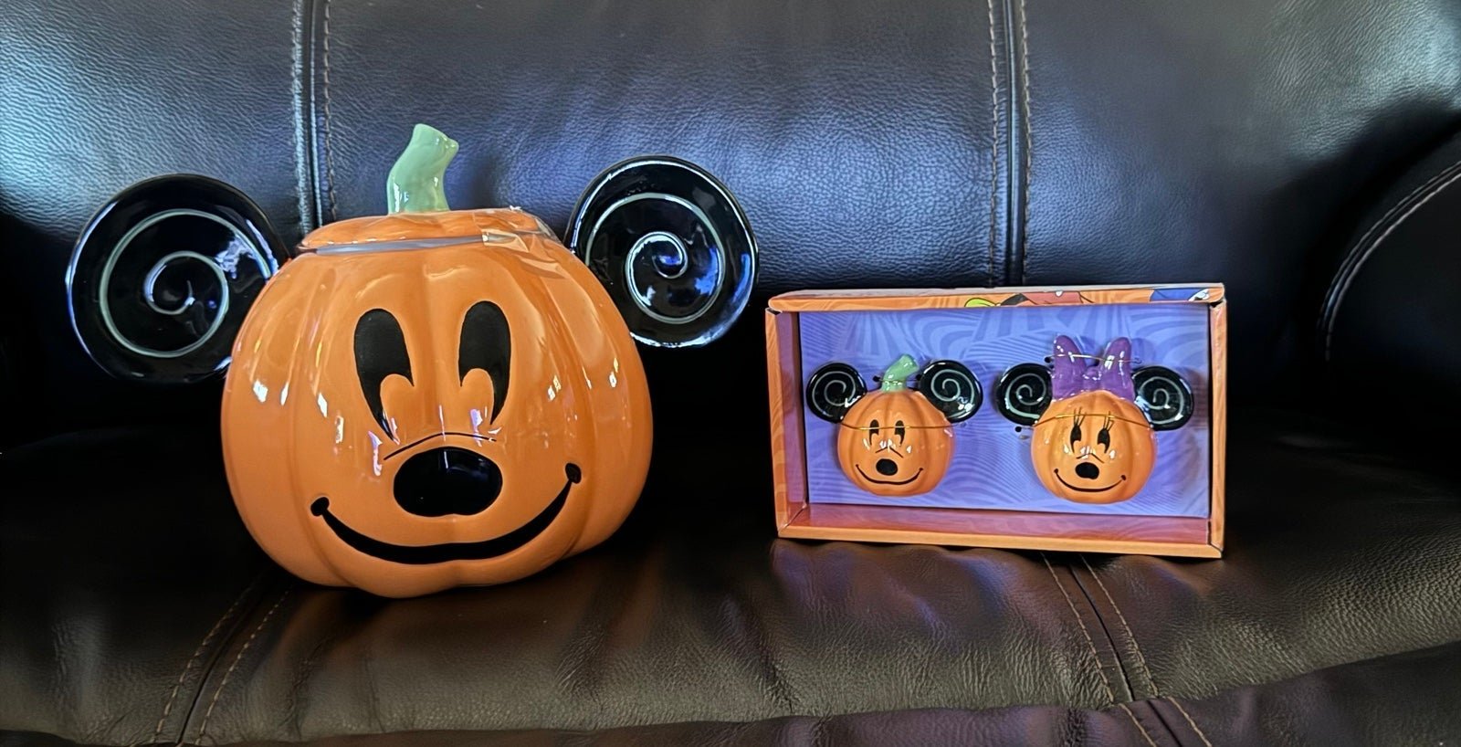 Mickey Cookie Jar & Salt & Pepper Shakers