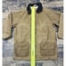 LEWIS CREEK SCOTLAND VNTG WAX COTTON FIELD COAT WORN DISTRESSED GREAT PATINA L