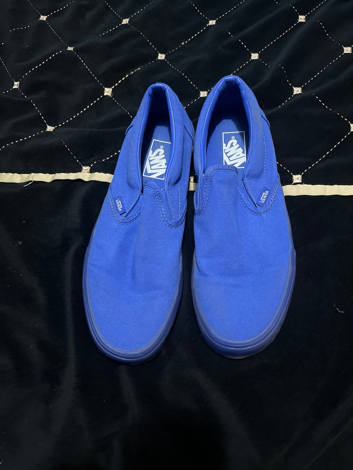 Vans blue shoes