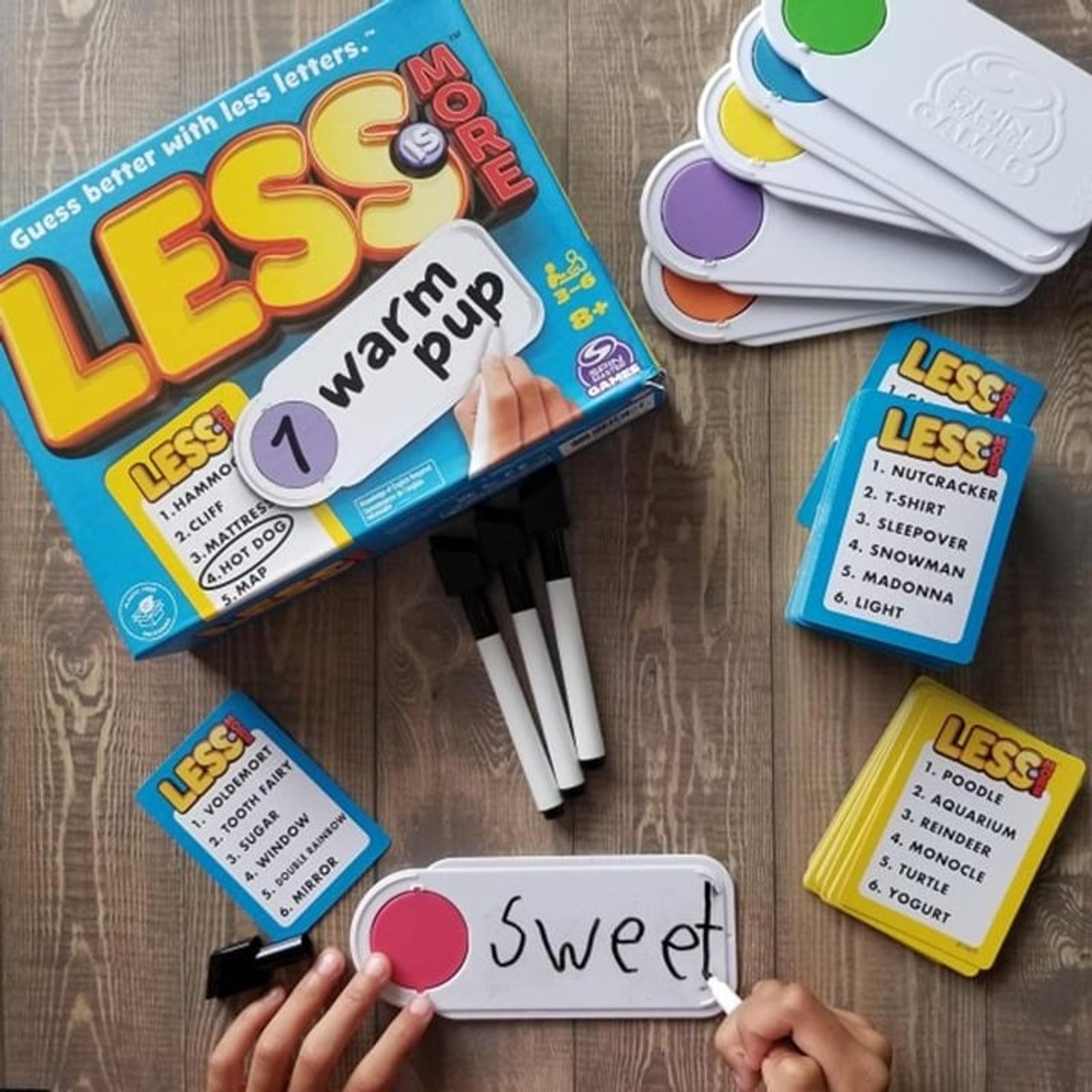 Less is More Party Board Game, Spin Master Games - NEW
