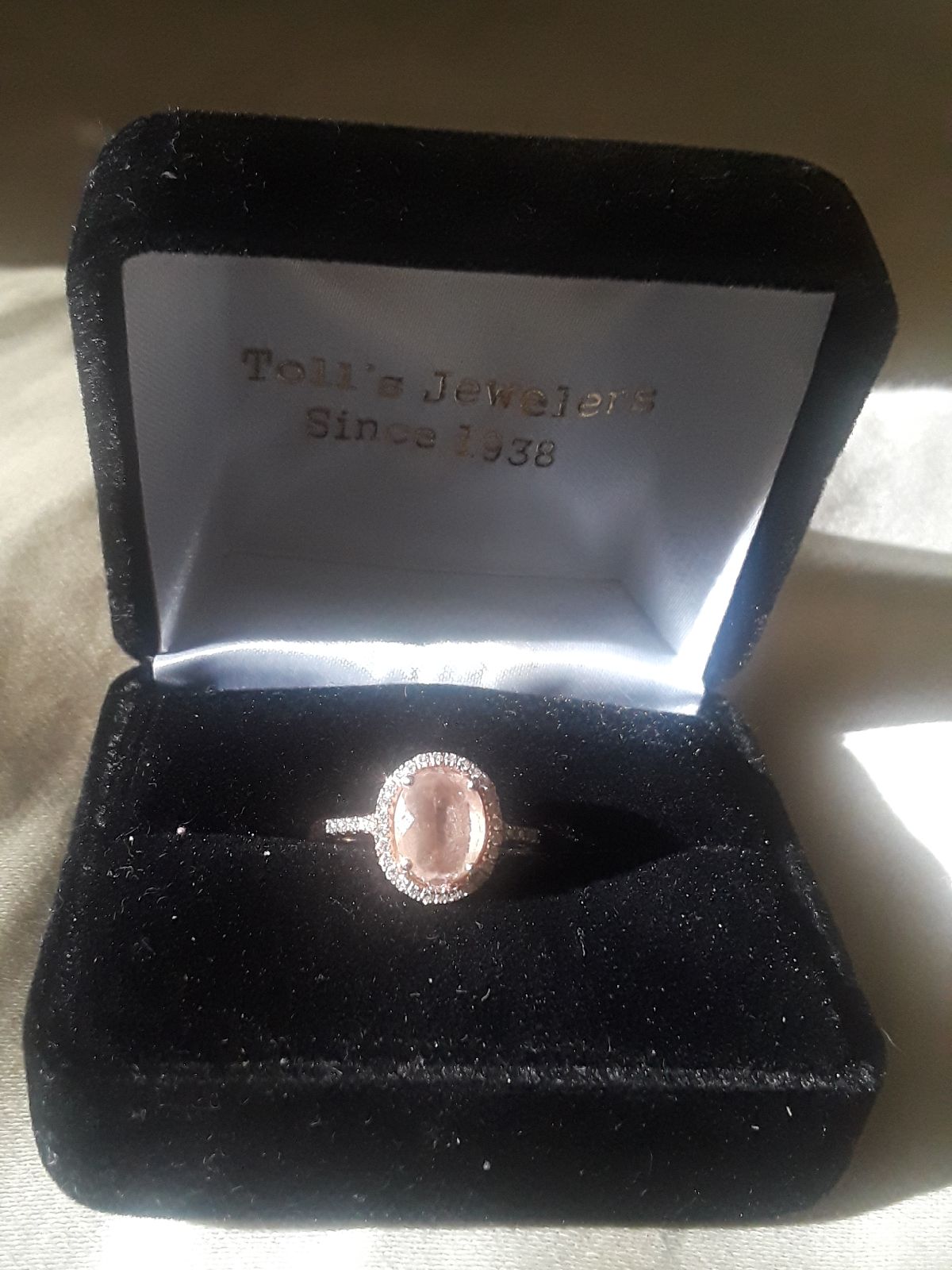 Morganite, Diamond ring