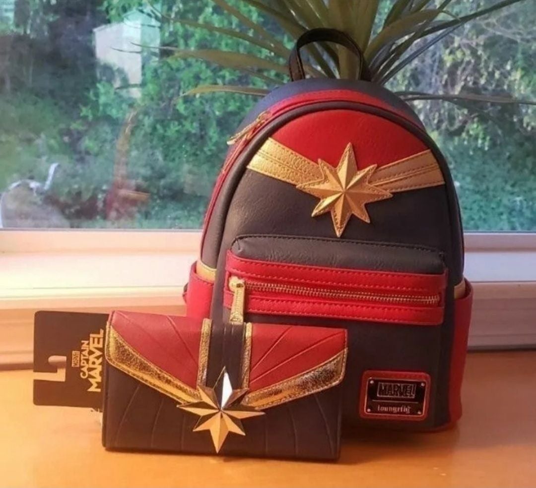 Loungefly Captain Marvel Backpack/Wallet