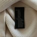 Ralph Lauren Black Label Ribbed Ruffle Knit Blouse Size Large