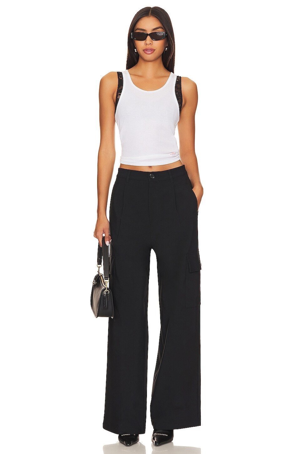 Pistola cargo black pants casual relaxed fit street style preppy revolve 30 27