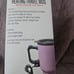 B-Well Heating Travel Mug Electric Mug Anti- Spill Lid with USB Charger