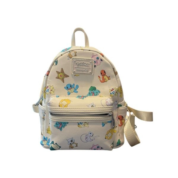 Loungefly Pokemon Kids Cream Multi-Character Mini Backpack