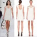 NWOT DVF Cream Achava Cut Out Cocktail Dress | Size 8