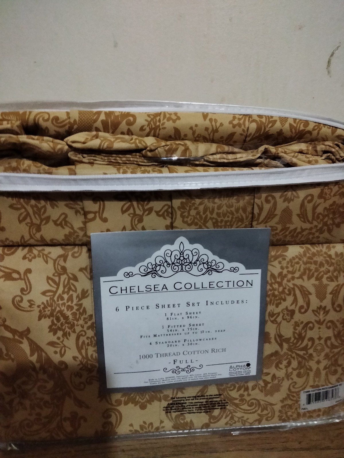 Full Size 6 piece sheet set