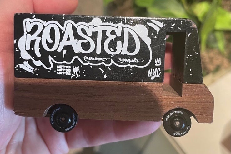 Starbucks Reserve x Candylab wooden truck ROASTED NYC Starbucks Roasted Truck