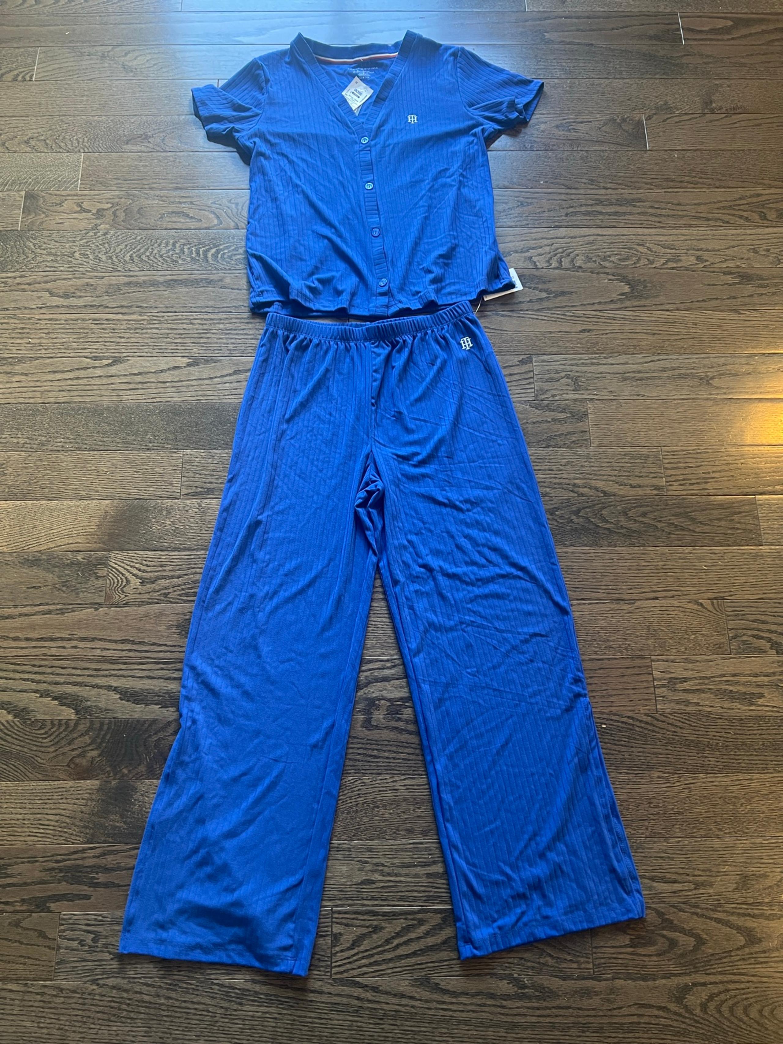 NWT Tommy Hilfiger Women’s Sleepwear Set | Size Small S/P/CH | Blue 2PC Pajama