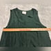 GUARDAROBA Silk Dress Dark Green Sheer Bottom Size M New A 0259