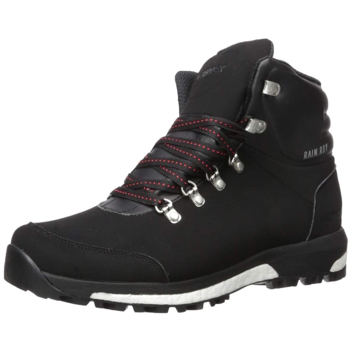adidas Terrex Pathmaker RAIN.RDY Hiking Shoes Black/Scarlet/Black Size 10
