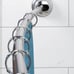 Zenna Home Rustproof Aluminum Tension Mount Curved Shower Curtain Rod, Chrome