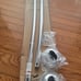 Zenna Home Rustproof Aluminum Tension Mount Curved Shower Curtain Rod, Chrome