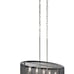 Kichler Edmund 5-Light Satin Black and Brushed Nickel Industrial Frosted Glass