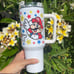 Super Mario Bros Tumbler 40 oz tumbler with hand carry handle. Brand New. 40 Oz.