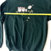 Owl birdie sweater cozy collared sweatshirt comfy green yellow size L
