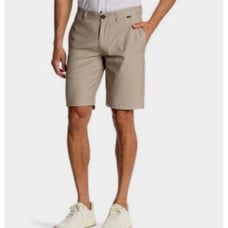 Travis Mathew Hybrid Loreto NR Quick Dry Golf Active Short Khaki MicroStriped 40