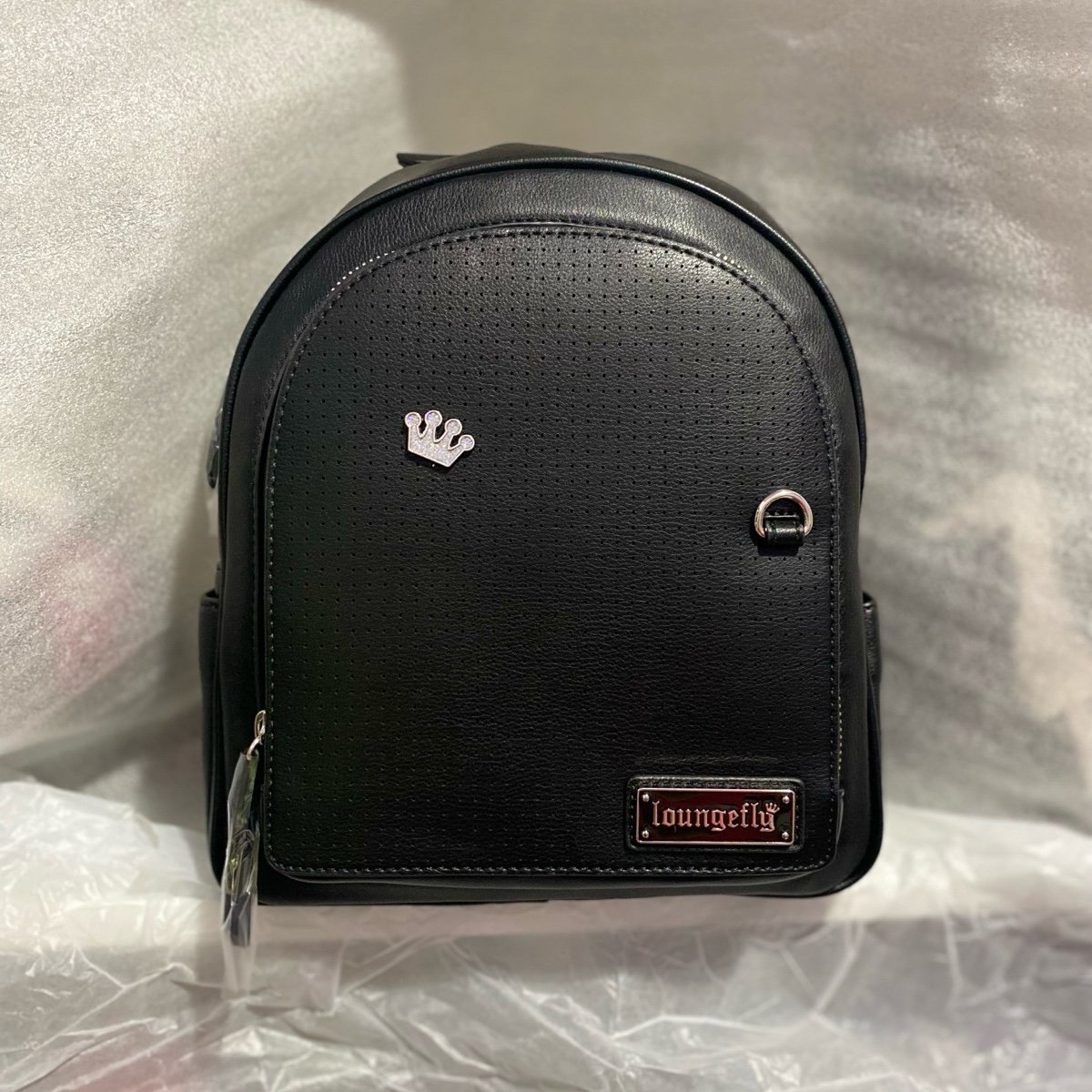 Loungefly Black Pin Trader Mini Backpack