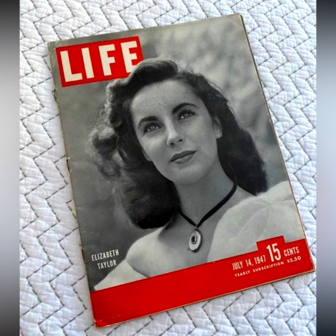 VINTAGE | Elizabeth Taylor Life Magazine July 1947