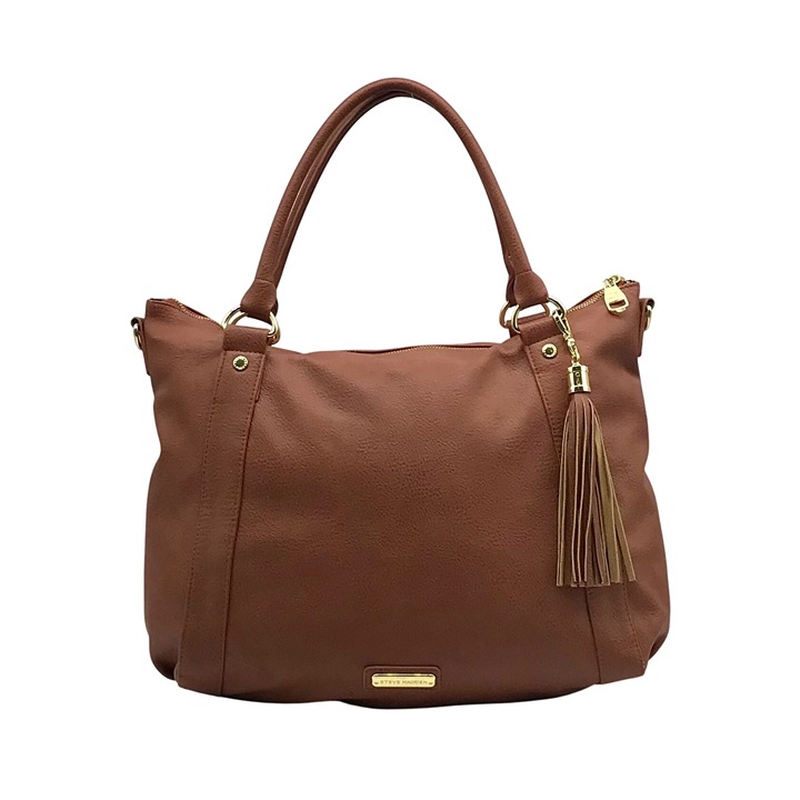 Steve Madden Brown Leather Marlow Hobo Bag