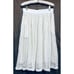 Leon & Harper Womens Size 4 Ivory Crochet Lined Boho Knee Length Skirt