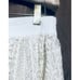 Leon & Harper Womens Size 4 Ivory Crochet Lined Boho Knee Length Skirt