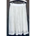 Leon & Harper Womens Size 4 Ivory Crochet Lined Boho Knee Length Skirt