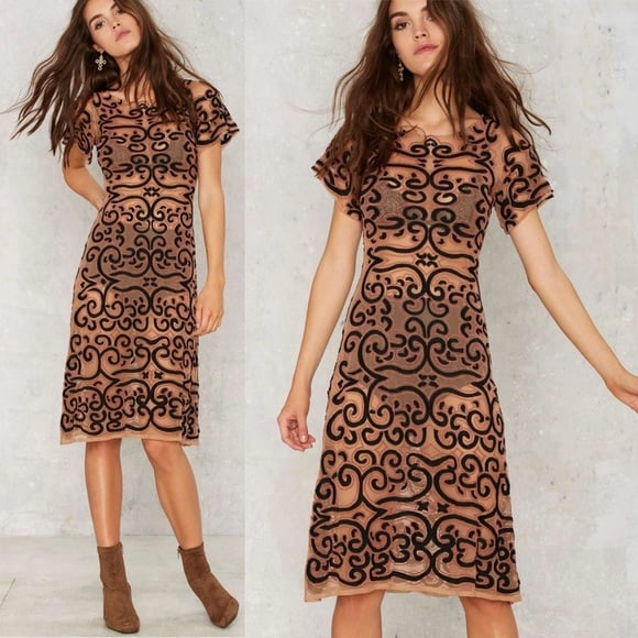 For Love & Lemons Antonina Dress sz S