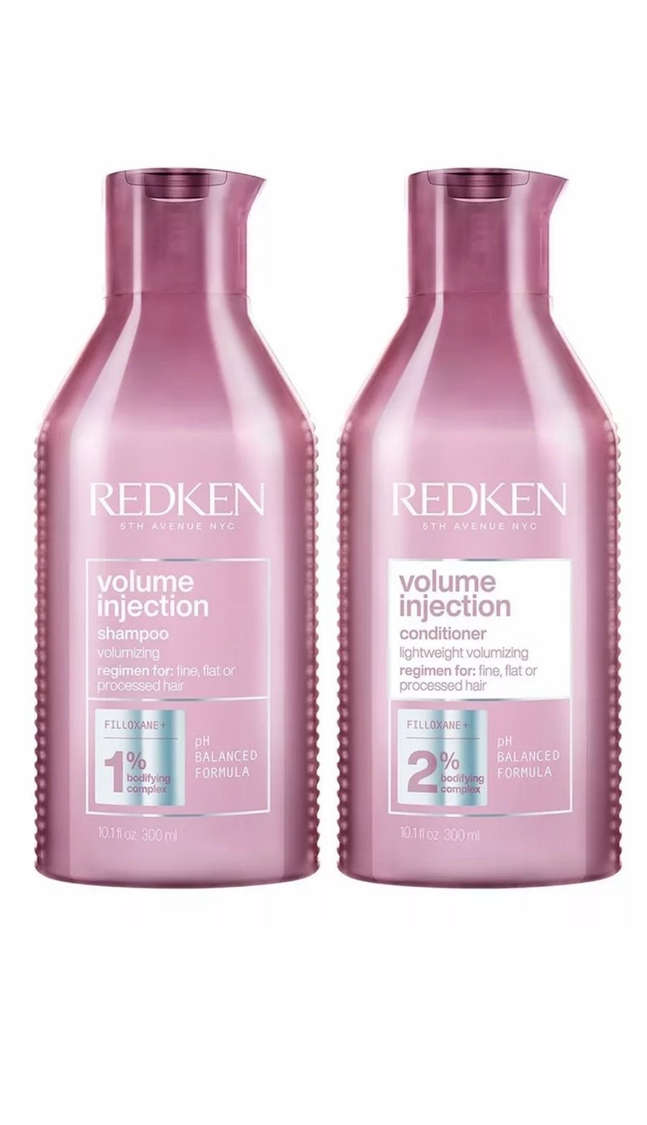 Redken Volume Inject Shampoo and Conditioner 10.1 oz SET