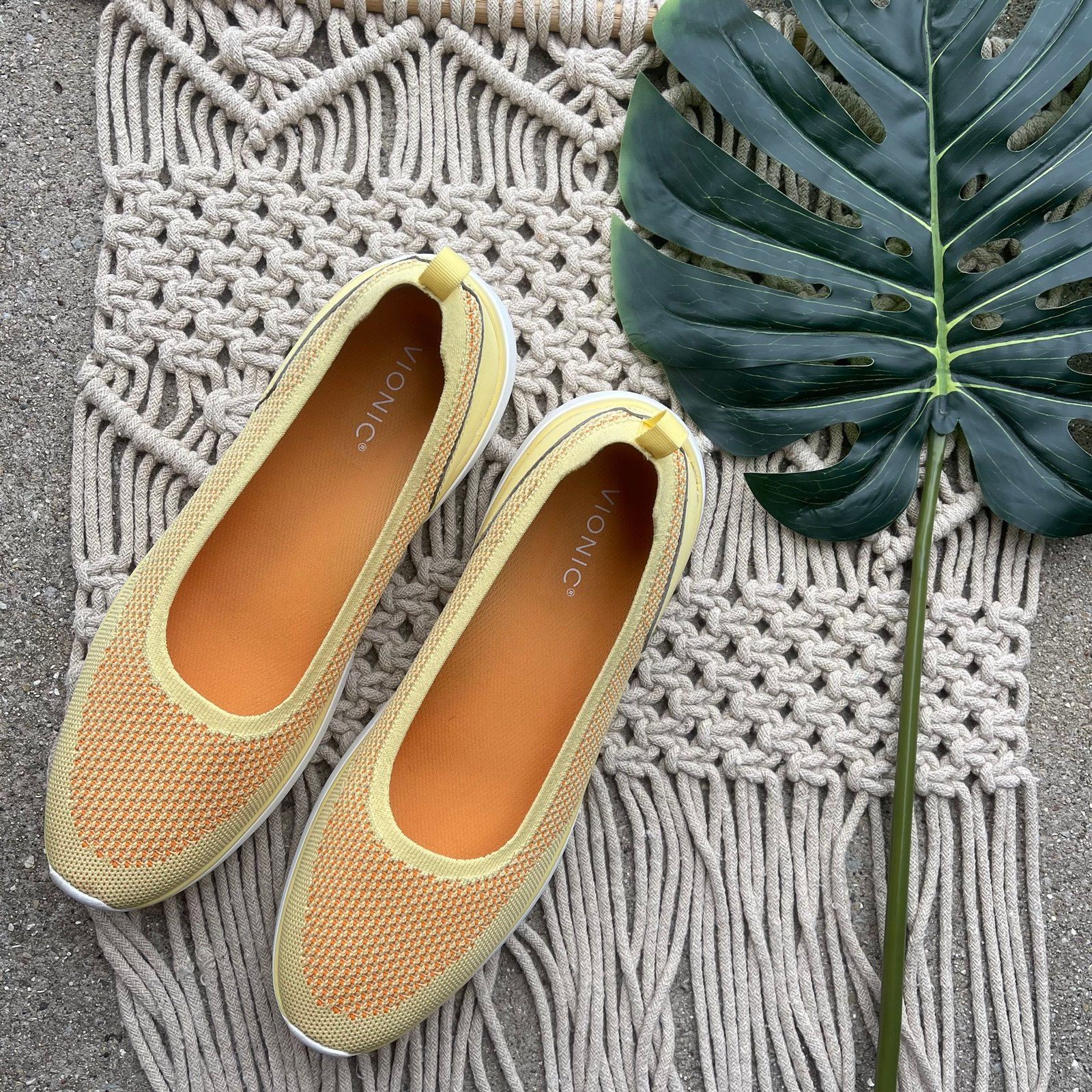 Vionic Slip-On Shoes Size 11 - Sunshine Yellow
