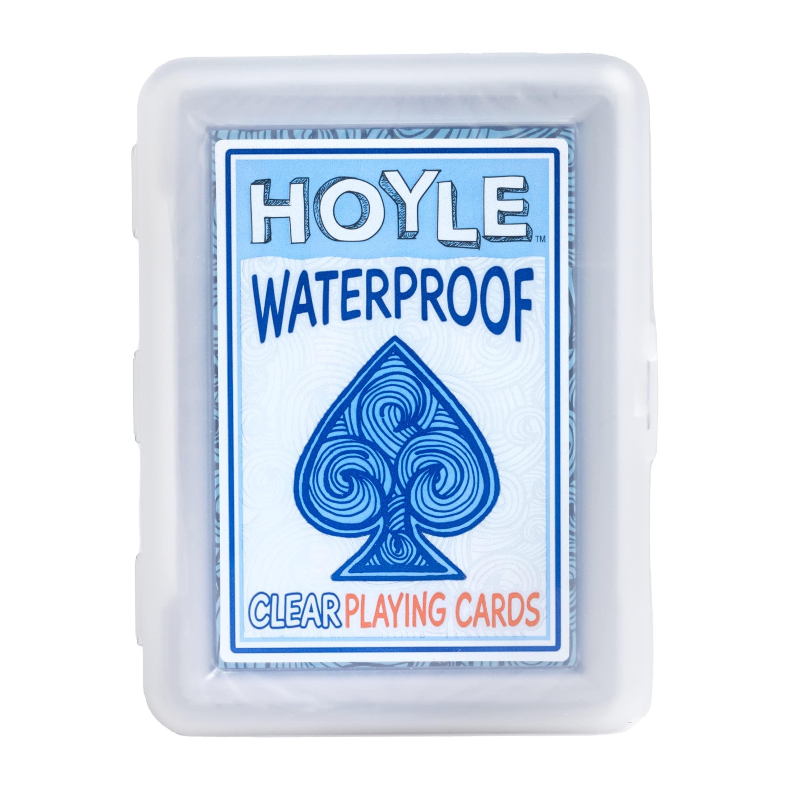 Hoyle Waterproof Clear Playing Cards