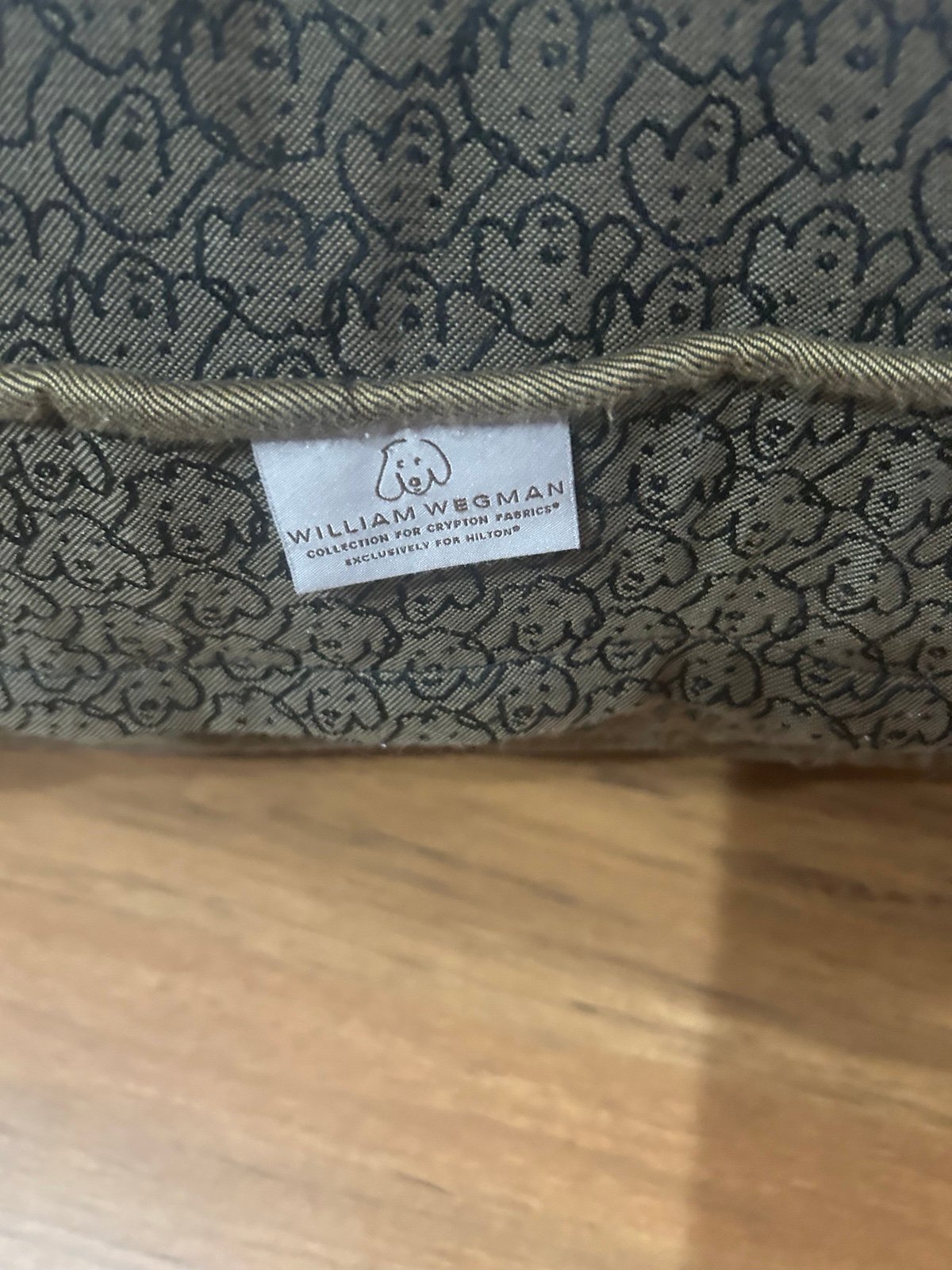 William Wegman dog bed