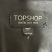 Topshop Quilted Black Faux Leather Moto Biker Jacket