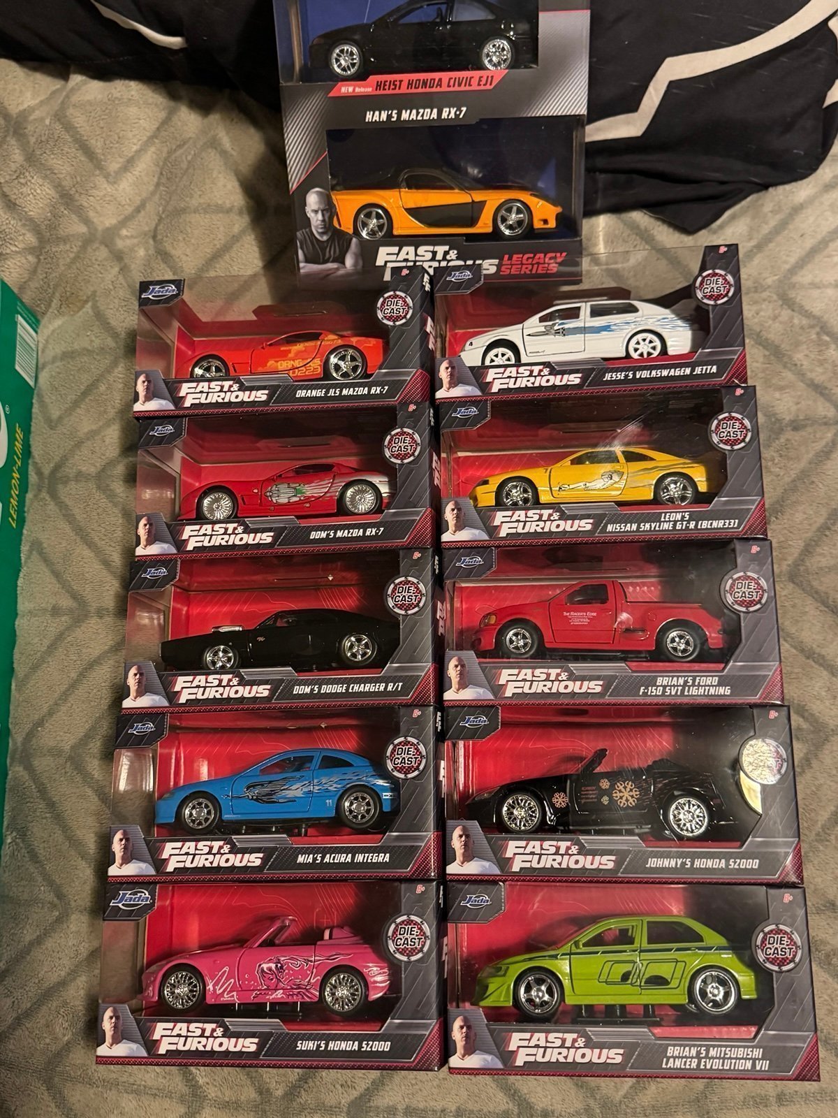 Jada Fast and Furious Lot