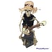 Halloween Animated Skeleton with Banjo Spooky Home Decor Figurine