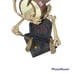 Halloween Animated Skeleton with Banjo Spooky Home Decor Figurine