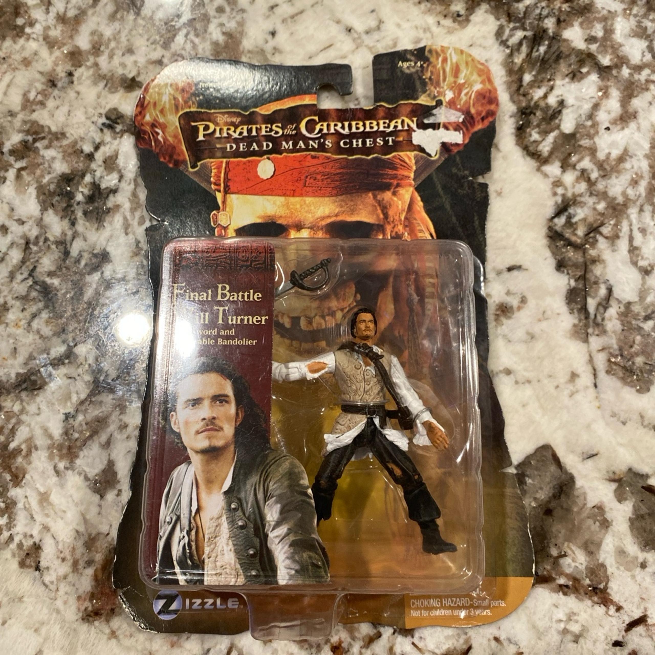 Disney Pirates Of The Caribbean - Final Battle Will Turner Action Figure NIB