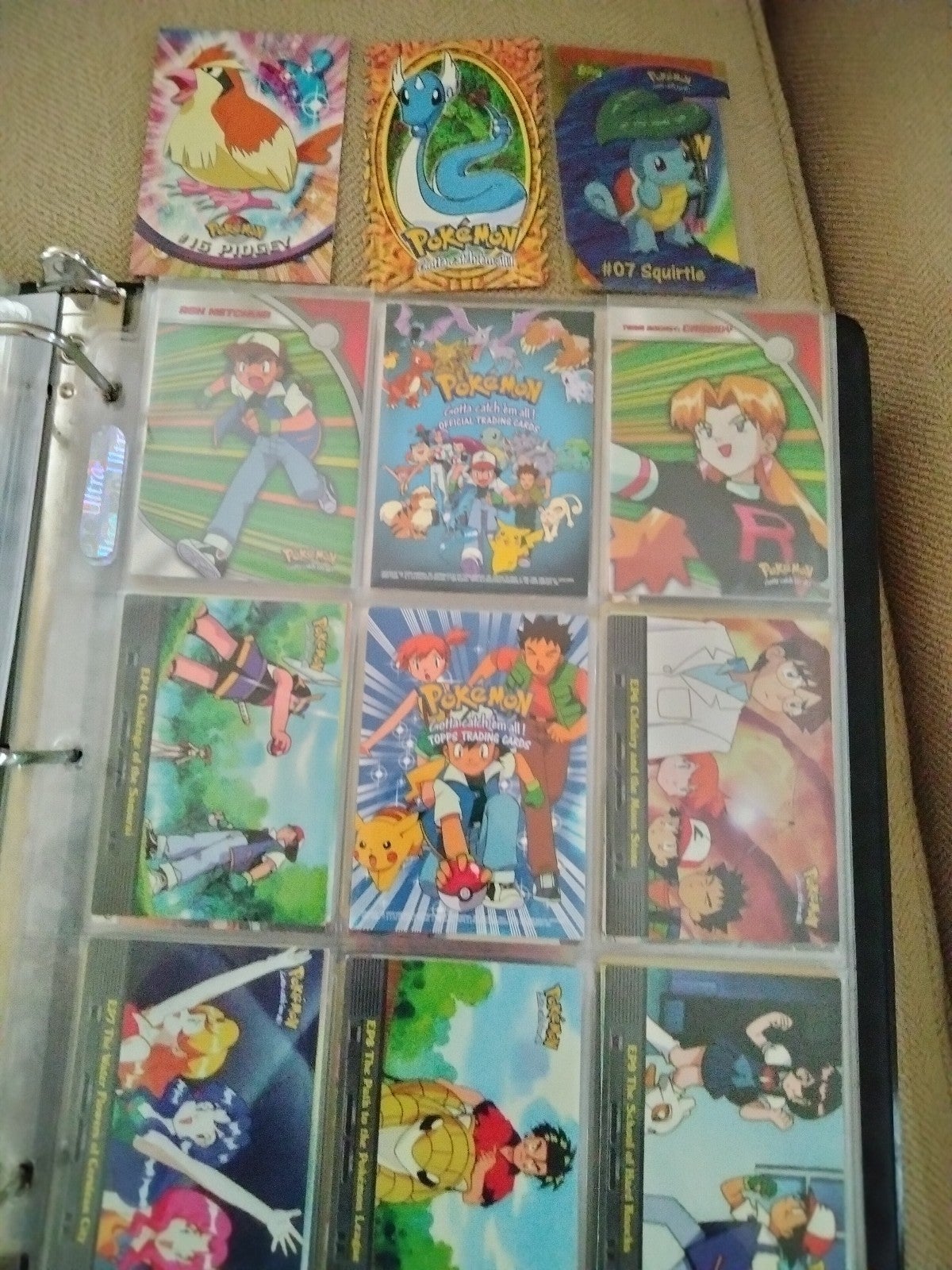 Vintage Topps pokemon movie/Topps series pokemon 35 vintage cards