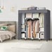LOKEME Portable Closet 67 Inch Wardrobe Closet for Hanging Clothes with 4 Hangin