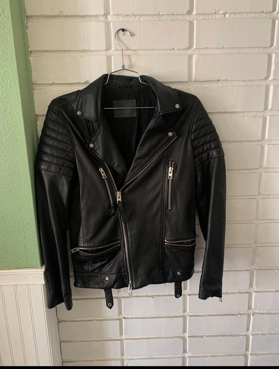 AllSaints Leather Biker Jacket