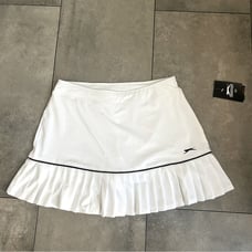 NEW Slazenger white pleated mini golf skort tennis built in shorts S